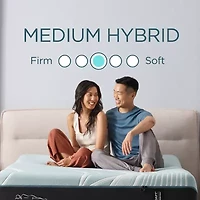 TEMPUR-Pedic LuxeAdapt 13" Hybrid Medium Tight Top – Mattress + Box Spring
