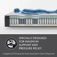 Fieldcrest Legacy Elite 13.5" Hybrid Plush Euro Top - Mattress Only