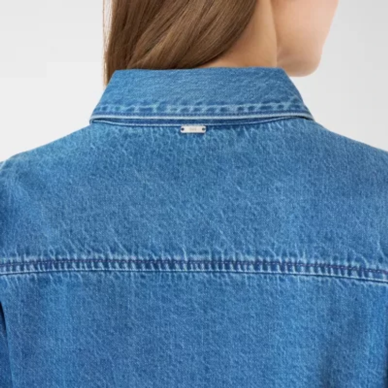 RM Rebecca Minkoff Womens Elbow Sleeve Blouse