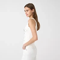 RM Rebecca Minkoff Womens Round Neck Sleeveless Tank Top