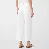RM Rebecca Minkoff Womens Wide Leg Mid Rise Cropped Pant