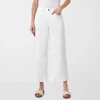 RM Rebecca Minkoff Womens Wide Leg Mid Rise Cropped Pant