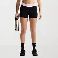 Nike Womens 3" Mid Rise Stretch Fabric Moisture Wicking Quick Dry Bike Short