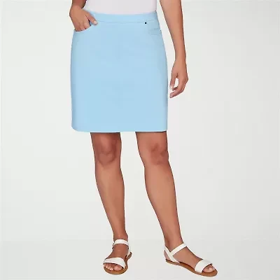 Hearts Of Palm Pull On Womens Mid Rise Skort