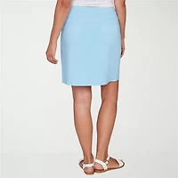 Hearts Of Palm Pull On Womens Mid Rise Skort