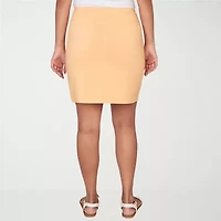 Hearts Of Palm Pull On Womens Mid Rise Skort