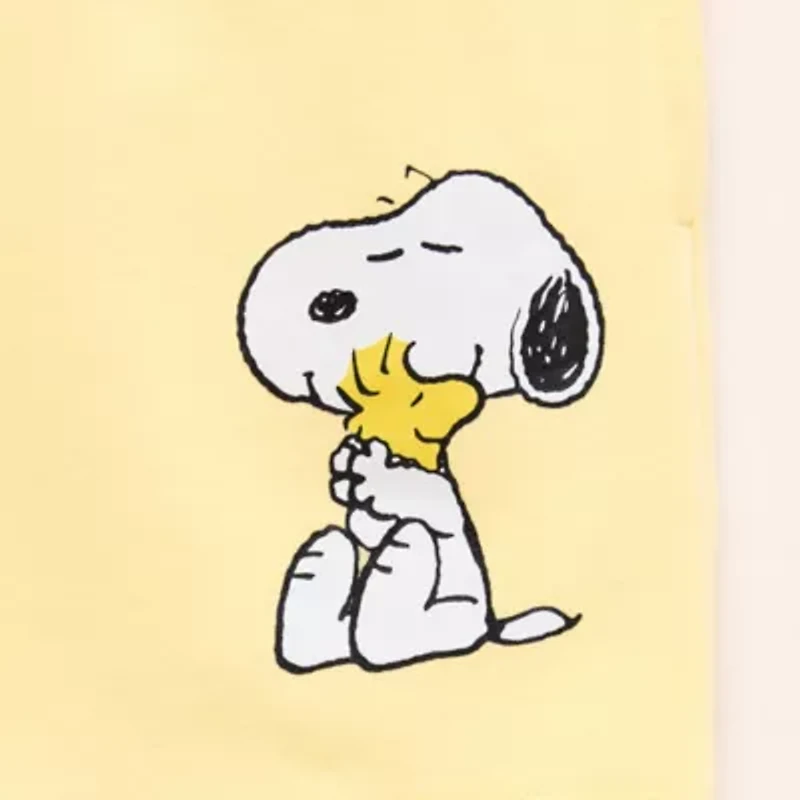 Peanuts Short Womens High Rise Juniors Pull-On