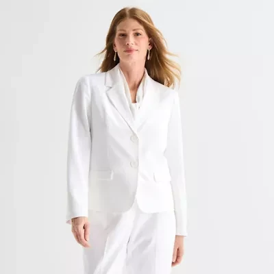 Black Label by Evan-Picone Womens Classic Fit Suit Jacket