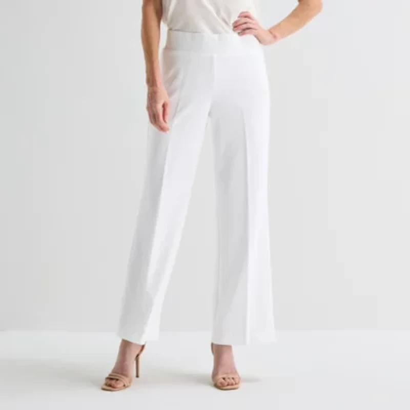 Black Label by Evan-Picone Womens Regular Fit Wide Leg Suit Pant