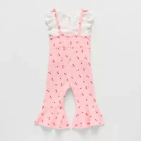 Btween Baby Girls 2-pc. Jumpsuit Set