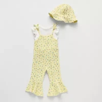 Btween Baby Girls 3-pc. Jumpsuit Set