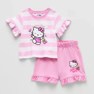 Baby Girls Hello Kitty 2-pc. Short Set