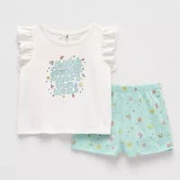 Okie Dokie Baby Girls 2-pc. Short Set