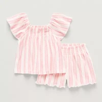 Okie Dokie Baby Girls 2-pc. Short Set