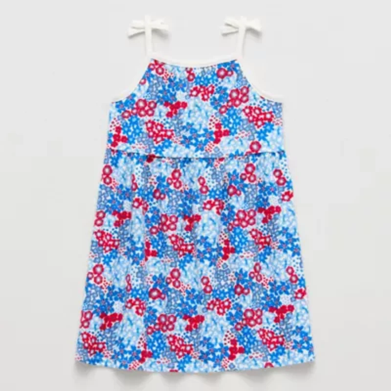 Okie Dokie Toddler & Little Girls Sleeveless A-Line Dress