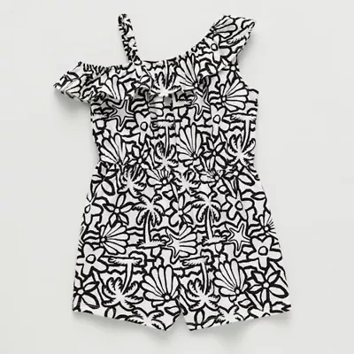 Thereabouts Little & Big Kid Girls Sleeveless Romper