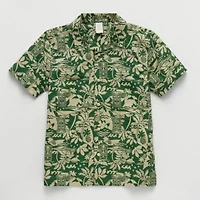 Thereabouts Little & Big Kid Boys Short Sleeve Regular Fit Button-Down Shirt