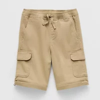 Thereabouts Loose Fit Zip Off Little & Big Kid Boys Straight Cargo Pant