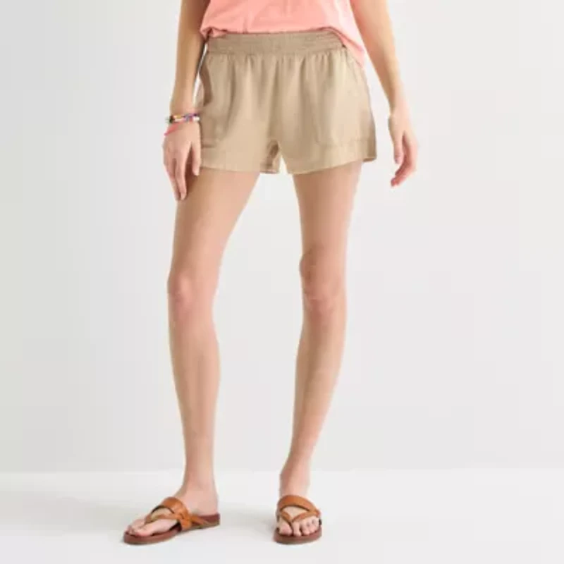 Hurley Womens Low Rise Juniors Pull-On Short