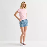 Forever 21 Womens Juniors Crew Neck Short Sleeve Graphic T-Shirt