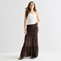 Forever 21 Womens Juniors Maxi Skirt