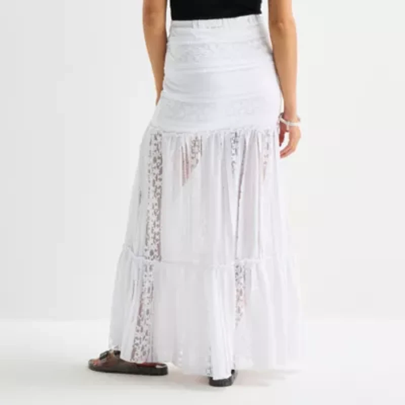 Forever 21 Womens Juniors Maxi Skirt