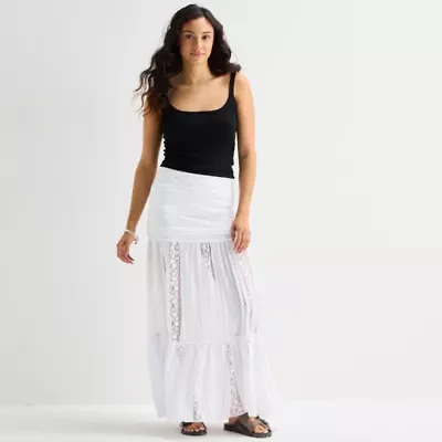 Forever 21 Womens Juniors Maxi Skirt