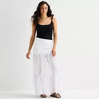 Forever 21 Womens Juniors Maxi Skirt