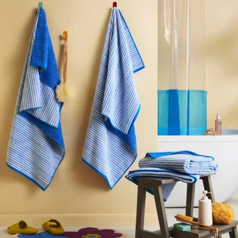 Town And Country Striped Reversible 4-pc. Quick Dry Bath Towel Set