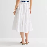 St. John's Bay Womens Long A-Line Skirt