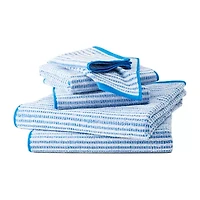 Town And Country Striped Reversible 6-pc. Quick Dry Bath Towel Set