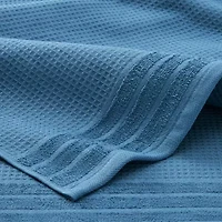 Town And Country Small Waffle Woven Terry Stripe 6-pc. Quick Dry Bath Towel Set