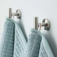 Town And Country Windowpane Textured -pc. Quick Dry Bath Towel Set