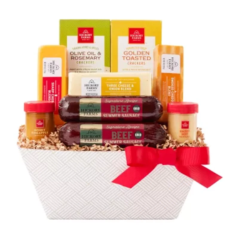 Hickory Farms Signature Flavors Gift Basket Set