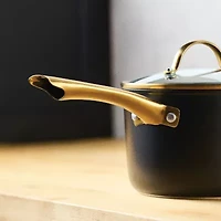 Farberware Forged Induction Ceramic Nonstick Cookware Set 9-Pc, Black