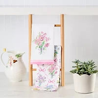 Lenox Bouquet Ribbon 2 Pack Kitchen Towel