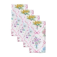 Lenox Bouquet Ribbon 4-pc. Napkins