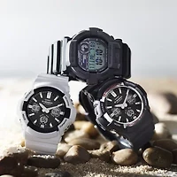 Casio G-Shock Mens Multi-Function Digital Gray Strap Watch Gd350-8