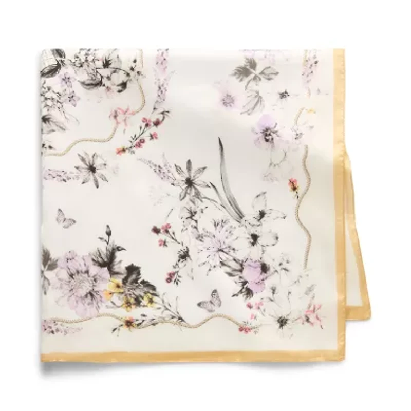 Collection Xiix Toile Floral Square Scarf