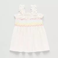Okie Dokie Baby Girls Square Neck Sleeveless Tank Top