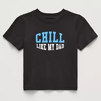 Okie Dokie Toddler & Little Boys Round Neck Short Sleeve Regular Fit Graphic T-Shirt