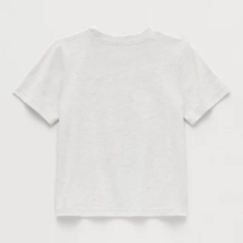 Okie Dokie Toddler & Little Boys Round Neck Short Sleeve Regular Fit Graphic T-Shirt
