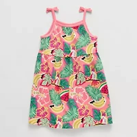 Okie Dokie Toddler & Little Girls Sleeveless A-Line Dress