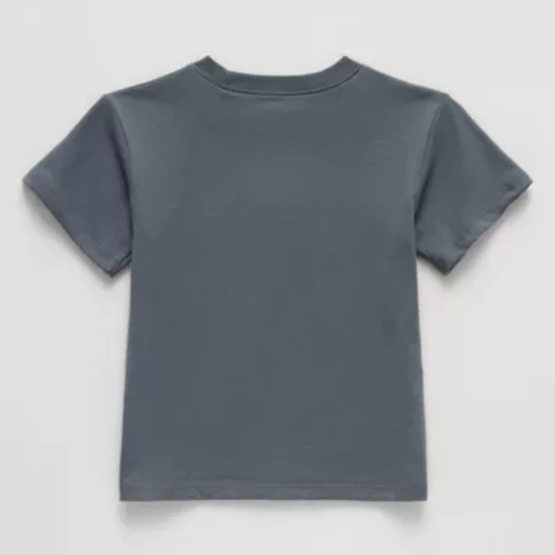 Okie Dokie Toddler & Little Girls Crew Neck Short Sleeve Regular Fit Graphic T-Shirt