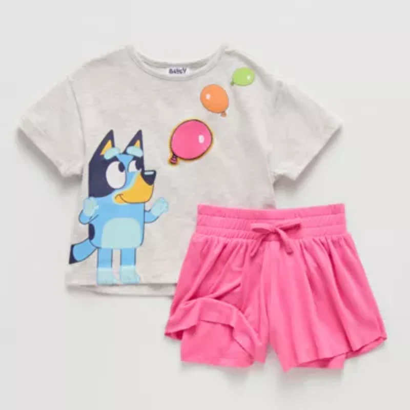 Toddler Girls Bluey 2-pc. Short Set