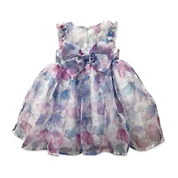 Blueberi Boulevard Toddler Girls Sleeveless A-Line Dress