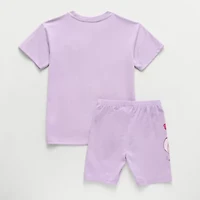 Disney Collection Little & Big Kid Girls Lilo Stitch 2-pc. Short Set