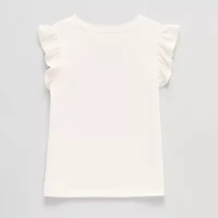 Thereabouts Little Girls Round Neck Short Sleeve T-Shirt