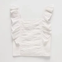 Thereabouts Little & Big Kid Girls Square Neck Sleeveless Blouse