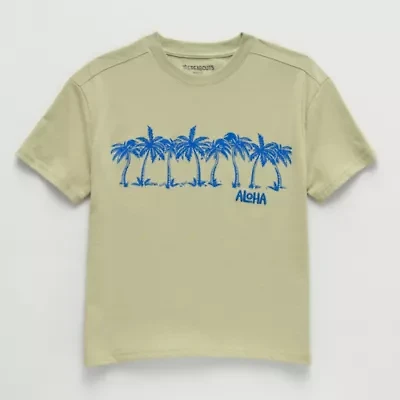 Thereabouts Little & Big Kid Boys Crew Neck Short Sleeve Oversized Graphic T-Shirt